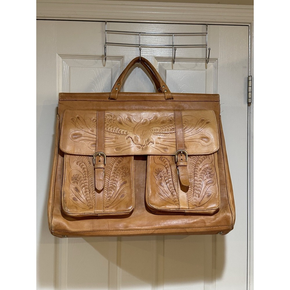 Handmade Leather‎ Southwestern Duffle Bag